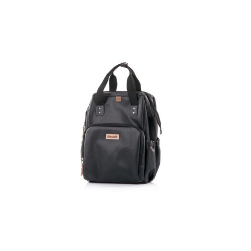 3800931043957 - Kinderwagentasche Rucksack Wickelunterlage Henkel Träger verstellbar black