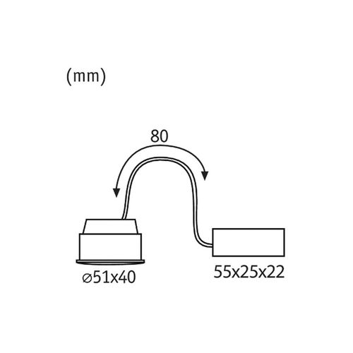 4000870930779 - LED Modul Einbauleuchte 3-Step-Dim Base Coin rund 51mm Coin 5W 370lm 230V dimmbar 3000K Opal