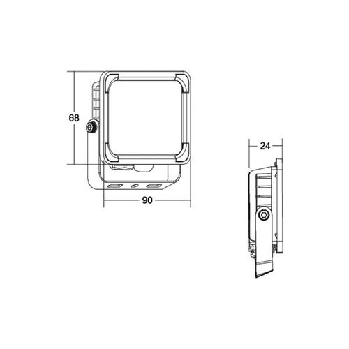 4251433971771 - BRUMBERG Neo Micro LED-Fluter Breite 9 cm 4000K