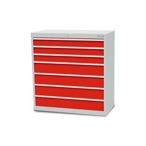 4050413006416 - Bedrunka+hirth - Schubladenschrank Tiefe 500 r 36-16 7 x Schublade Maße in mm (BxTxH) 980 x 500 x 1019
