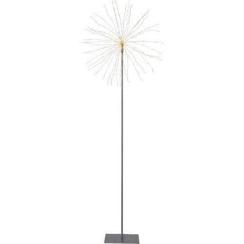 7391482045744 - 710-09-1 Weihnachtsdekoration feuerwerk firework led 200X006W Stahl silber H130cm Ø45cm - Star Trading