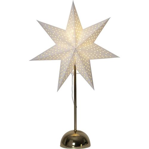 7391482035073 - Star Trading - Standleuchte Stern Lottie Metall Papier beige