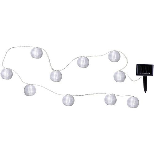 7391482477132 - Star Trading - LED-Solarlichterkette Ball White10teilig