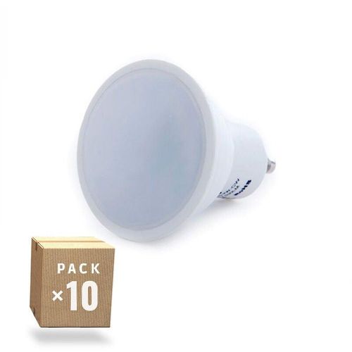 8435402562931 - Greenice - 10er-Pack GU10-LED-Lampen 7W 486Lm 3000ºK 10 40000H [SKY-GU10-7W-WW-PK10-AP] - Warmweiß