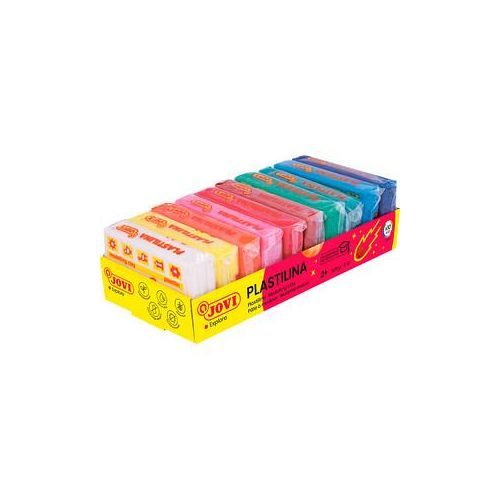 8412027001236 - PLASTILINA Knetmasse 10er Schachtel je 50g sortiert Kinderknete 8412027001236 Jovi