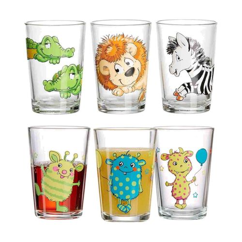 4260762069950 - Kindergläser Happy Zoo Monsterchen 205 ml 6er Set