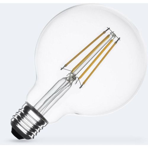 8445044144563 - Efectoled - LED-Glühbirne Filament E27 8W 1055 lm Dimmbar G95 2700K Warmweiß No Flicker