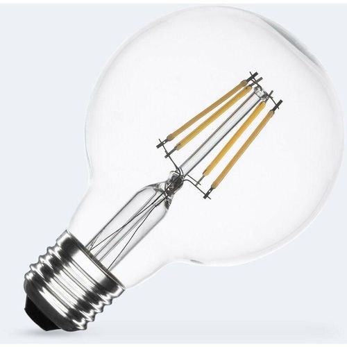 8445044144747 - Efectoled - LED-Glühbirne Filament E27 6W 720 lm G80 4000K Neutralweiß No Flicker