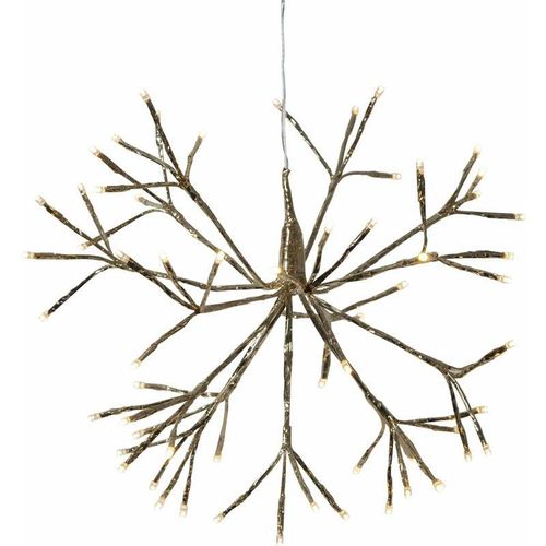 7391482051370 - Star Trading - 3D-LED-HängesternFirework 64 warmwhite led gold ca 40x40 cm