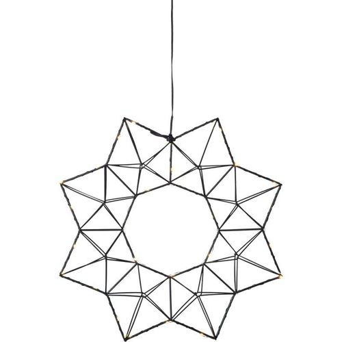 7391482037992 - STAR Trading LED-Dekohänger Edge in Schwarz - Ø 40 cm