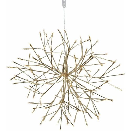 7391482051387 - 3D-LED-HängesternFirework 120 warmwhite LED gold ca 50x50 cm