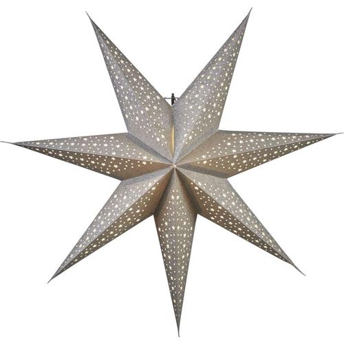 7391482027320 - Star Trading - Papierstern Blinka 7-zackig silber 60 cm