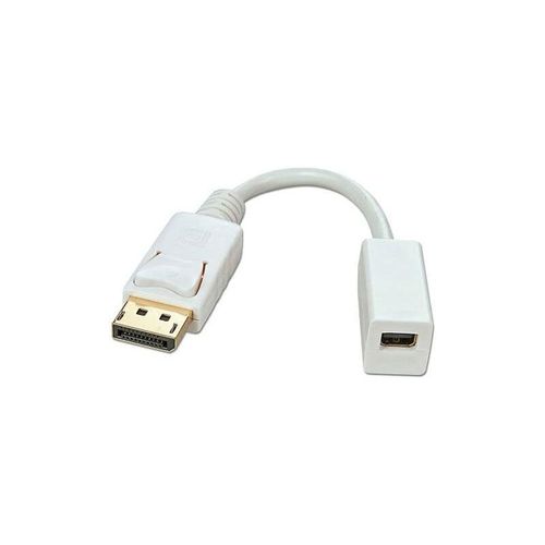 4002888410601 - LINDY 41060 DisplayPort   Mini-DisplayPort Adapterkabel [1x DisplayPort Stecker - 1x Mini-DisplayPort Buchse] Weiß 1500 cm