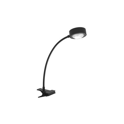 4020856858538 - LIGHTME Tischleuchte Powerlens Flex Klemme schwarz