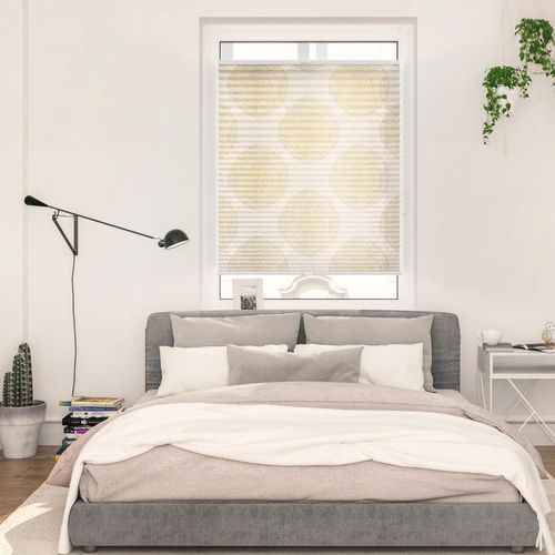 4251369828934 - Plissee ORIGINAL Plissee Klemmfix ohne Bohren blickdicht Stripy Boho Drop India Plissees Gr 130 cm zweiseitig verschiebbar 60 cm beige (beige weiß weiß) Kinder Kinderzimmer-Plissees 4251369828934 - Plissee ORIGINAL Plissee Klemmfix ohne Bohren blickdicht Stripy Boho Drop India Plissees Gr 130 cm zweiseitig verschiebbar 60 cm beige (beige weiß weiß) Kinder Kinderzimmer-Plissees