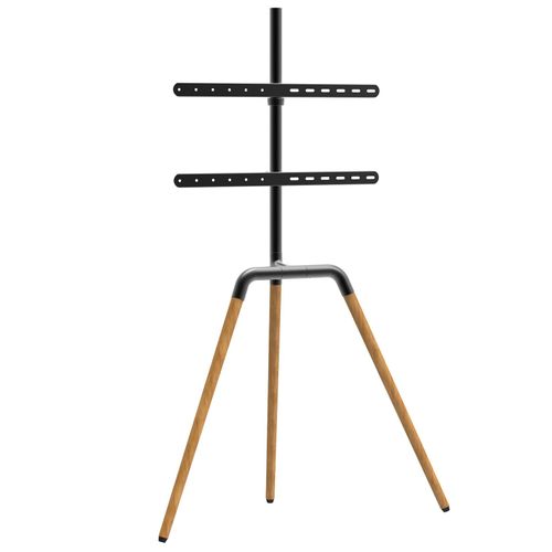 4260642311018 - kalb TV Standhalter Buche - VESA bis max 600x400 für 45-65 Zoll max 40kg Schwarz