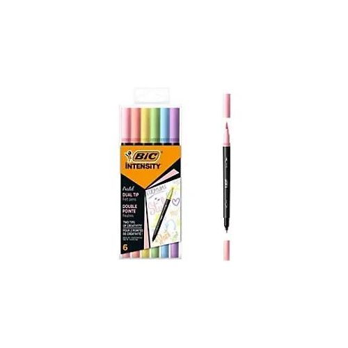 3086123681323 - Filzstifte  Pinselmarker Intensity Dual Tip Pastell - 6 Stück