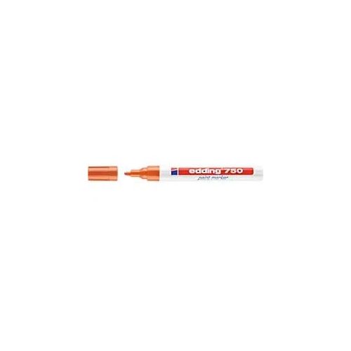 4004764018550 - edding 750 Lackmarker Permanent Orange Medium Rundspitze 4 mm