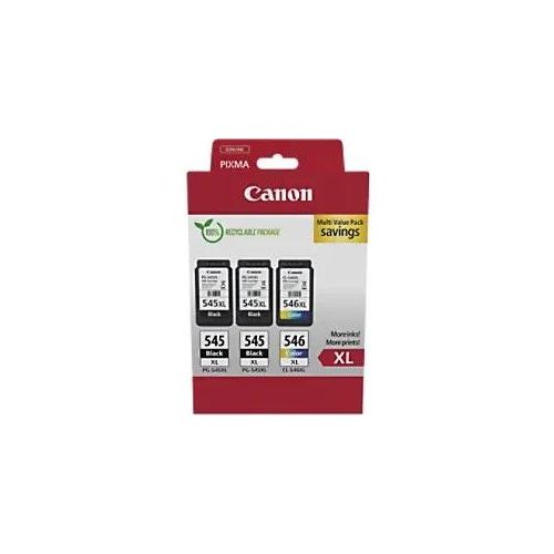 8714574680026 - PG-545XL x2 CL-546XL Multi Pack - 3-pack - High Yield - black colour (cyan magenta yellow) - original - ink cartridge - Tintenpatrone Farbe ( Cyan Magenta Gelb) 8714574680026 - PG-545XL x2 CL-546XL Multi Pack - 3-pack - High Yield - black colour (cyan magenta yellow) - original - ink cartridge - Tintenpatrone Farbe ( Cyan Magenta Gelb)