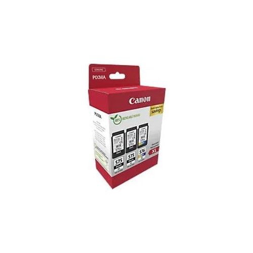 8714574679617 - PG-575XLx2 CL-576XL Multipack - 3-pack - High Yield - black colour (cyan magenta yellow) - original - ink cartridge - Tintenpatrone Farbe ( Cyan Magenta Gelb)