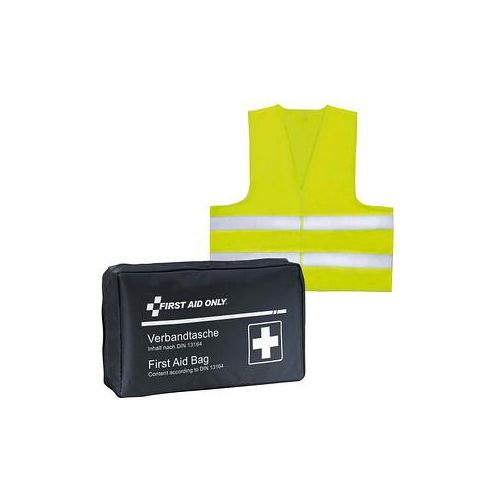 4027521522879 - Verbandtasche für Motorrad DIN 13167 blau mit Warnweste Heftpflaster- 4027521522879 Acme