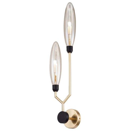 4262431054342 - Wandlampe Wandleuchte Spotlampe Spotleuchte Nachtlicht 2 Flammig Metall mattgold