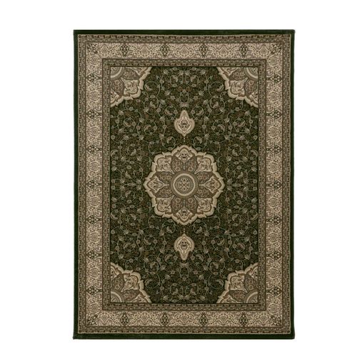 4058819094679 - Teppich AYYILDIZ TEPPICHE KASHMIR 2601 Teppiche Gr B L 200 cm x 290 cm 10 mm 1 St grün (green) Orientalische Muster Orient Optik pflegeleicht robuster Kurzflor Wohnzimmer