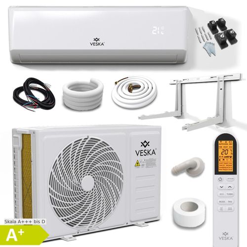 4054748019301 - Veska Klimaanlage Set Split inkl komplettem Montagematerial 4054748019301 - Veska Klimaanlage Set Split inkl komplettem Montagematerial