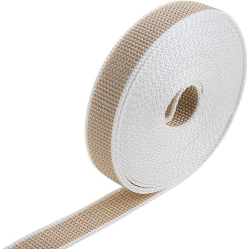 8434852214209 - Primematik - Nylon-Blindband beige und weiß von 22 mm x 6 m