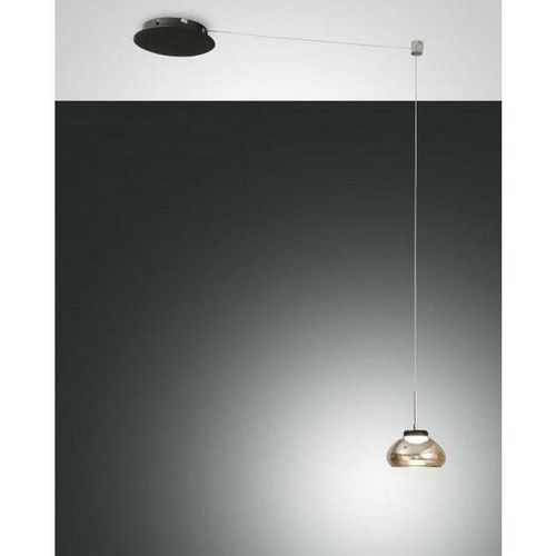 8019282510475 - Fabas Luce Lighting - Fabas Luce Arabella led Dome Pendelleuchten Bernsteinglas