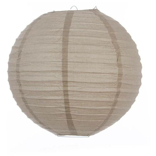 3560239522324 - Atmosphera - Kugellaterne Papier D35cm - Sand beige - Sand beige