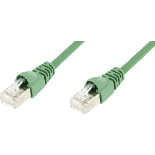 4018359286668 - L00004A0055 RJ45 Netzwerkkabel Patchkabel CAT 6a S FTP 750 m Grün Flammwidrig mit Rastnasenschutz Flammwidrig Halogenfrei UL-zertifiziert 1