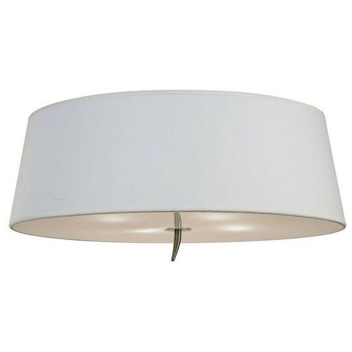 8435153219290 - Inspired Lighting - Inspired Mantra Fusion Ninette Ninette Flush Decke 4-flammig E27 antikes Messing mit elfenbeinweißem Schirm