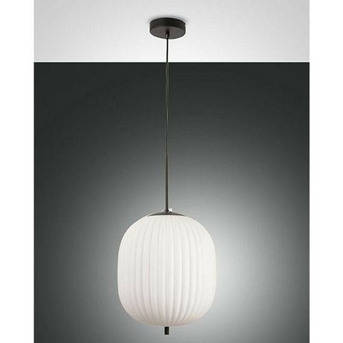 8019282533108 - Fabas Luce Lighting - Fabas Luce Domizia Globe Pendel-Deckenleuchten Glas schwarz E27