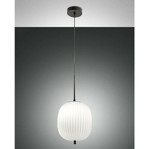 8019282533115 - Fabas Luce Lighting - Fabas Luce Domizia Globe Pendel-Deckenleuchten Glas schwarz E27