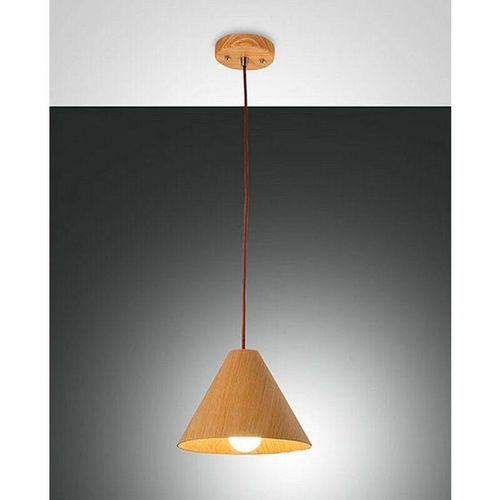 8019282518952 - Fabas Luce Lighting - Fabas Luce Esino Dome Pendel-Deckenleuchten Eiche Glas E27