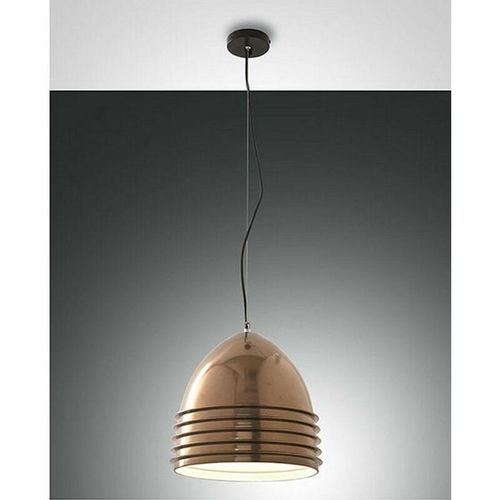 8019282518761 - Fabas Luce Lighting - Fabas Luce Gavia Dome Pendel-Deckenleuchten Bronze Glas E27