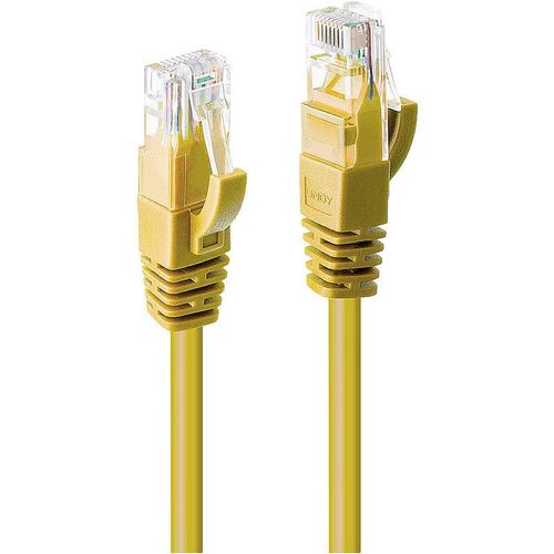 4002888480659 - 48065 RJ45 Netzwerkkabel Patchkabel cat 6 u utp 500 m Gelb 1 St - Lindy