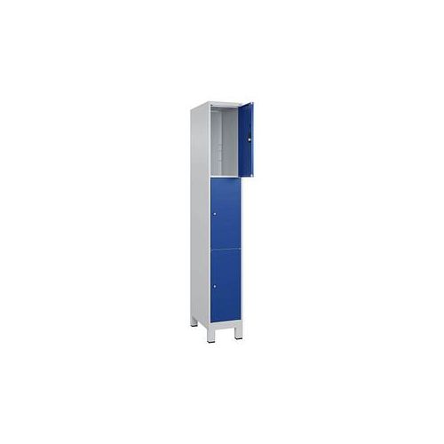 4066681679306 - Schließfachschrank Classic Plus enzianblau lichtgrau 080010-103 S10003 3 Schließfächer 300 x 500 x 1950 cm 4066681679306 CP