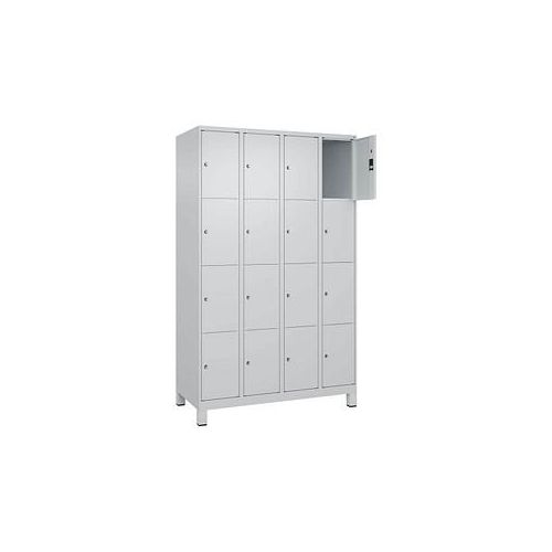 4066681682191 - Schließfachschrank Classic Plus lichtgrau 080010-404 S10009 16 Schließfächer 1200 x 500 x 1950 cm 4066681682191 C+P-Möbel