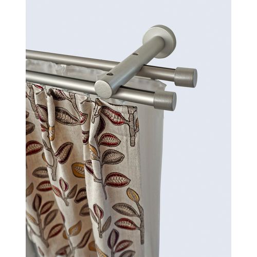 9002777151382 - Gardinenstange GARESA KEA Gardinenstangen Gr L 240 cm Ø 20 mm 2 läufig silberfarben (mattchromfarben) Kinder Gardinenstangen für Vorhanggarnitur mit Profilverbinder verlängerbar Wandmontage Kappe 9002777151382 - Gardinenstange GARESA KEA Gardinenstangen Gr L 240 cm Ø 20 mm 2 läufig silberfarben (mattchromfarben) Kinder Gardinenstangen für Vorhanggarnitur mit Profilverbinder verlängerbar Wandmontage Kappe
