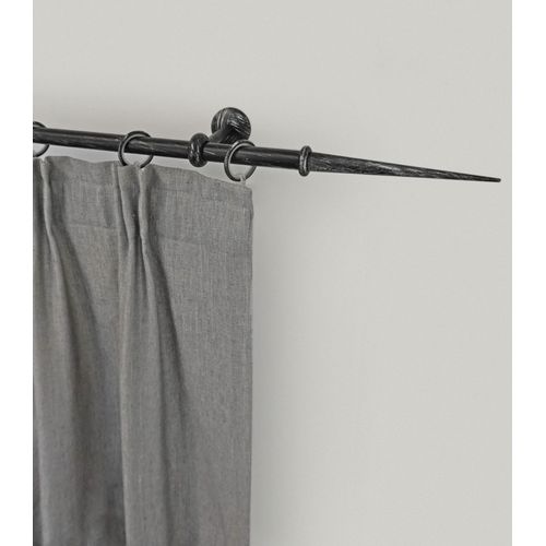 9002777190725 - Gardinenstange GARESA ESPERANCA Gardinenstangen Gr L 120 cm Ø 16 mm 1 St 1 läufig schwarz Gardinenstangen nach Maß rustikale Vorhanggarnitur verlängerbar Endknopf Spitze m Ringe 9002777190725 - Gardinenstange GARESA ESPERANCA Gardinenstangen Gr L 120 cm Ø 16 mm 1 St 1 läufig schwarz Gardinenstangen nach Maß rustikale Vorhanggarnitur verlängerbar Endknopf Spitze m Ringe