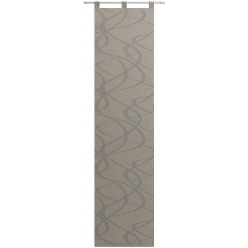 4006470396427 - Schiebegardine NEUTEX FOR YOU Pelotas Gr 1 grau (taupe) B57cm H145cm Scherli Polyester Gardinen inkl Beschwerunsstange