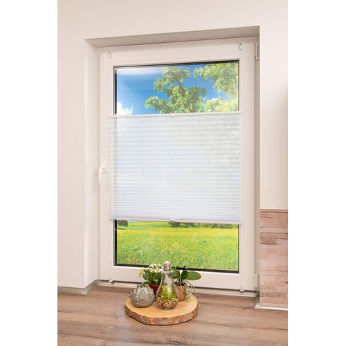 4260685142525 - K-HOME Plissee »Klemmfix Pisa« Lichtschutz ohne Bohren verspannt Crushed-Optik 4260685142525 - K-HOME Plissee »Klemmfix Pisa« Lichtschutz ohne Bohren verspannt Crushed-Optik