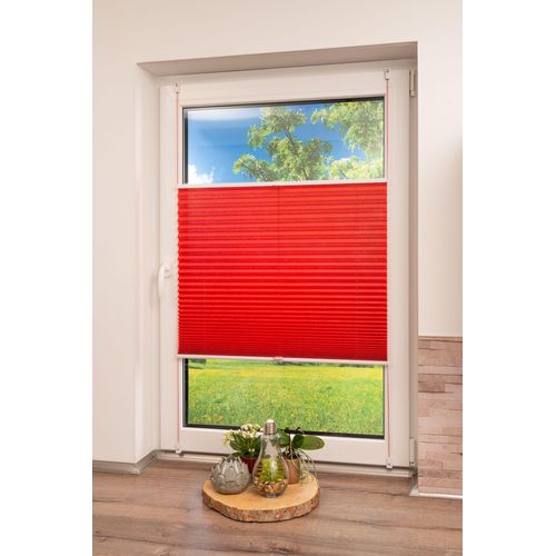 4260685140941 - K-HOME Plissee »Klemmfix Pisa« Lichtschutz ohne Bohren verspannt Crushed-Optik