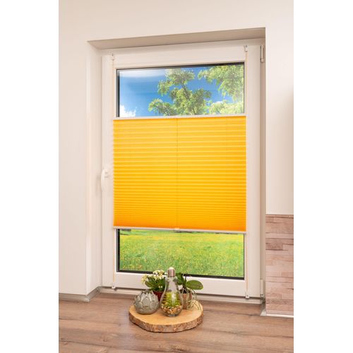 4260685140507 - K-HOME Plissee »Klemmfix Pisa« Lichtschutz ohne Bohren verspannt Crushed-Optik