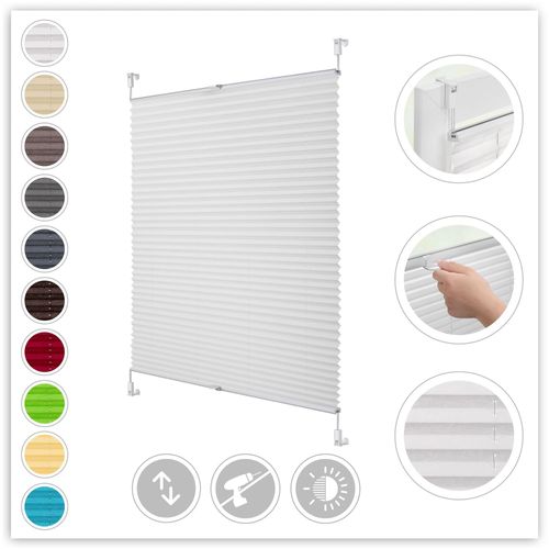 4250434158655 - ORIGINAL Plissee »Klemmfix« Lichtschutz ohne Bohren verspannt Faltenstore 4250434158655 - ORIGINAL Plissee »Klemmfix« Lichtschutz ohne Bohren verspannt Faltenstore
