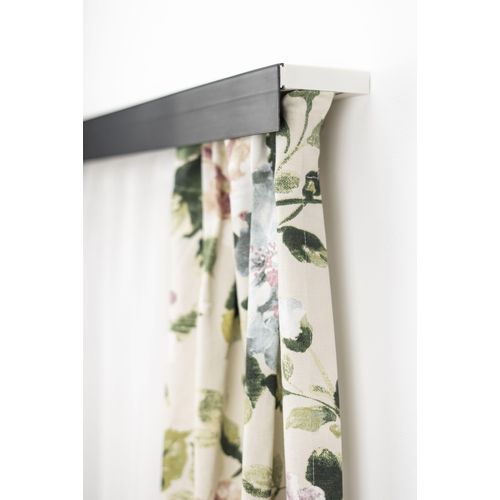 9002777226523 - Gardinenschiene GARESA Kunststoffschiene mit Blende Gardinenstangen Gr L 200 cm 3 läufig schwarz Gardinenschienen Deckenmontage verlängerbar einfache Montage schlicht 9002777226523 - Gardinenschiene GARESA Kunststoffschiene mit Blende Gardinenstangen Gr L 200 cm 3 läufig schwarz Gardinenschienen Deckenmontage verlängerbar einfache Montage schlicht