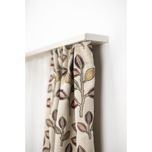 9002777236904 - Gardinenschiene GARESA Kunststoffschiene CREDO Gardinenstangen Gr L 180 cm 2 läufig weiß Gardinenschienen Deckenmontage mit Kunststoffverbinder verlängerbar