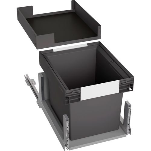 4020684740722 - Mülltrennsystem BLANCO Select II SODA schwarz B35cm H44cm T45cm Kunststoff Mülleimer Kunststoff Stahlblech 600 mm Untermass 4020684740722 - Mülltrennsystem BLANCO Select II SODA schwarz B35cm H44cm T45cm Kunststoff Mülleimer Kunststoff Stahlblech 600 mm Untermass